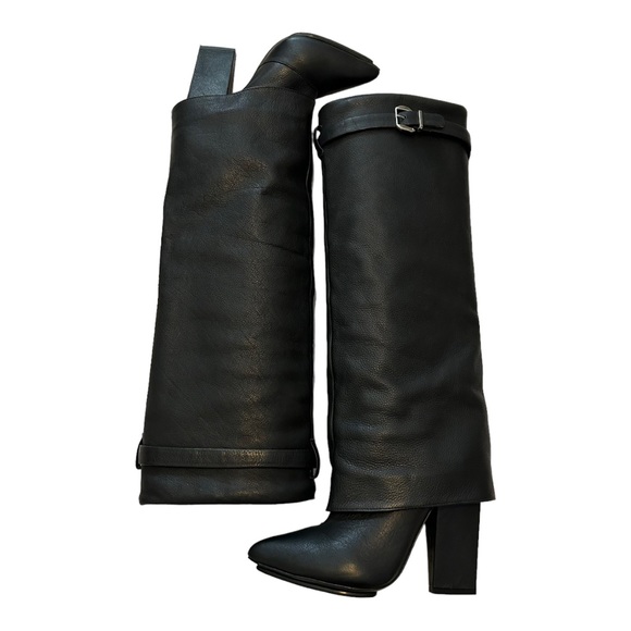 Schutz Arleana Black Foldover  Boot Size 8 - Picture 4 of 14